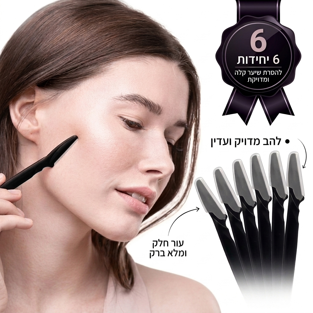 6 סכינים לעור בריא וחלק