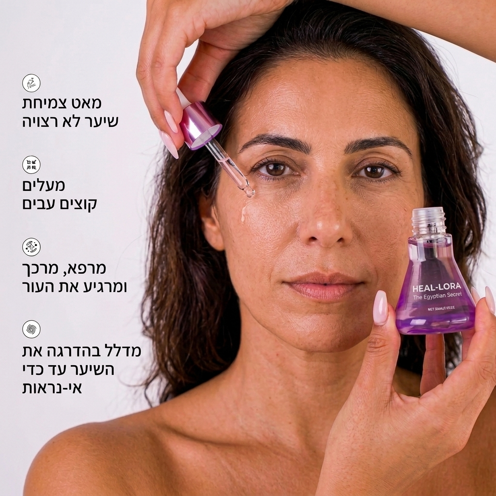 סרום צמחים לעור חלק ™Lora-Glow